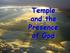 Temple and the Presence of God