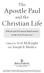 The Apostle Paul and the Christian Life