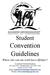 Convention Guidelines
