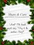 Share & Care December 2017 A Newsletter of the Escondido United Reformed Church