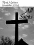 Communing with the Saints By Kyle Olson, AiM, Director of Spiritual Growth