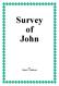Survey of John. by Duane L. Anderson