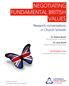 NEGOTIATING FUNDAMENTAL BRITISH VALUES