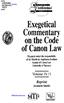 Exegetical Commentary on the Code of Canon Law