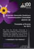 Armenian Genocide Centenary Commemoration Committee AGCCC UK