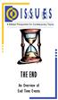 THE END. An Overview of End Time Events