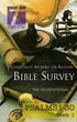 CHRISTIANITY WITHOUT THE RELIGION BIBLE SURVEY. The Un-devotional PSALMS Week 1