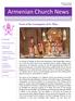 Armenian Church News. Feast of the Assumption of St. Mary. Diocese of the Armenian Church in the United Kingdom and Ireland