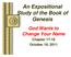 An Expositional Study of the Book of Genesis