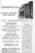 CHRONICLE RODEPH SHOLOM NEW YORK CITY YOM KIPPUR MORNING KOL NIDREI SERVICES. MEMORIAL (Yizkor) SERVICES, 3 P.M.