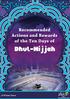 How Muslims receive the ten days of Dhul-Hijjah