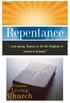 LESSON 1. Repentance. Living. Church