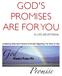 GOD'S PROMISES ARE FOR YOU