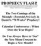 PROPHECY FLASH! The Two Comings of the Messiah Foretold Precisely in Daniel s 70 Weeks Prophecy! Calendar Controversy When Does the Year Begin?