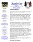 Battle Cry. Founded 1961, Newsletter of the Sacramento Civil War Round Table P.O. BOX Sacramento, CA