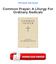Free Common Prayer: A Liturgy For Ordinary Radicals Ebooks Online