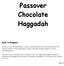 Passover Chocolate Haggadah