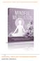 1 Mindful Meditation A Beginners Guide To Demystifying Meditation & Being Mindful!