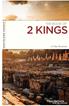 SOUTHLA N D CHURCH THE BOOK OF 2 KINGS. 24 Day Devotional. foundations daily devotional. foundations. daily devotional