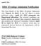 MBA (Evening) Admission Notification