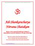 Adi Shankaracharya Nirvana Shatakam
