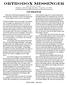 ORTHODOX MESSENGER JULY 2013, Vol. 22, Issue 7 Protection of the Holy Virgin Mary Parish Santa Rosa, CA 95407