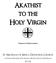 Akathist to the Holy Virgin a