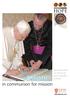 hope parishes in communion for mission This booklet outlines our vision for the future organisation of parishes cliftondiocese.com