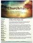 Churchmatters Monthly Newsletter of East Glenville Community Church
