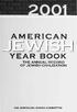 AMERICAN ^ VV YEAR BOOK THE ANNUAL RECORD OF JEWISH CIVILIZATION THE AMERICAN JEWISH COMMITTEE