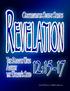 REVELATION OBSERVATION STUDY SERIES Revelation 12:15-17 The Dragon Wars Against the Woman s Seed