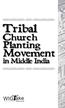 Tribal. Movement. Church Planting. in Middle India
