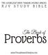 The Looseleaf, Wide-Margin KJV Study Bible: The Book of Proverbs