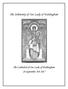 The Solemnity of Our Lady of Walsingham