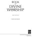 BOOK DIVINE WORSHIP FIRST EDITION CANTOR BOOK. ilp. International Liturgy Publications Nashville, TN