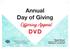 Annual Day of Giving Offering Appeal DVD. Open Now! Tools for April 14 Offering CRSBday.org l