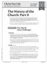 The History of the Church: Part II