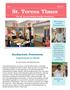 St. Teresa Times. Eucharistic Procession. Consecrated to Christ. The St. Teresa School Family Newsletter ISSUE 1 OCTOBER, 2017