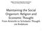 Maintaining the Social Organism: Religion and Economic Thought From Aristotle to Scholastic Thought via Andalusia