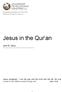 Jesus in the Qur an. John E. Gore. Equipping leaders so that the Body of Christ is built up