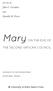 Mary ON THE EVE OF THE SECOND VATICAN COUNCIL. University of Notre Dame Press. John C. Cavadini. Danielle M. Peters EDITED BY A N D
