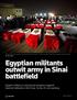 Egyptian militants outwit army in Sinai battlefield