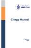 Clergy Manual 5th Edition 2016