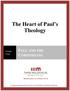 The Heart of Paul s Theology