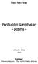 Fariduddin Ganjshakar - poems -