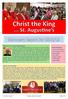 Inside this Report. Active Christ the King Christ the King on Tour Parish Statistics New Projects Finance Summary Looking ahead Contact details