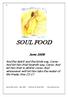 SOUL FOOD. June Aurora New Church May Broome St. South Perth.