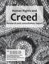 Creed. Human Rights and. Research and consultation report