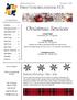 Christmas Services. Advent Festival Dec. 4th. In this Issue. Monthly Newsletter December 1, 2016 First Congregational UCC