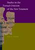 Studies in the Textual Criticism of the New Testament